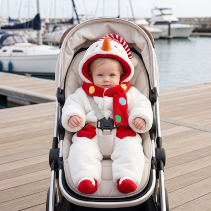 Lilo Snowman Plush Christmas Romper