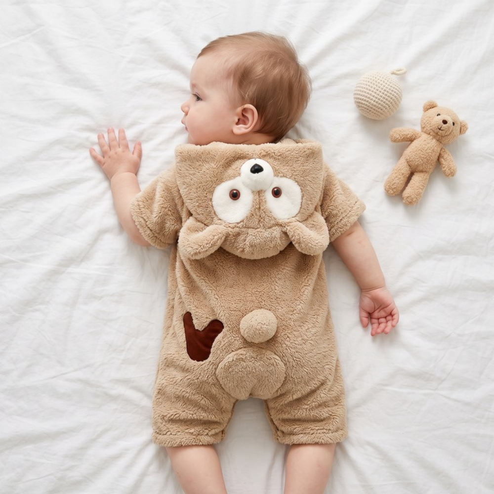 Lilo Bear Winter Sleepsuit - Brown Bear