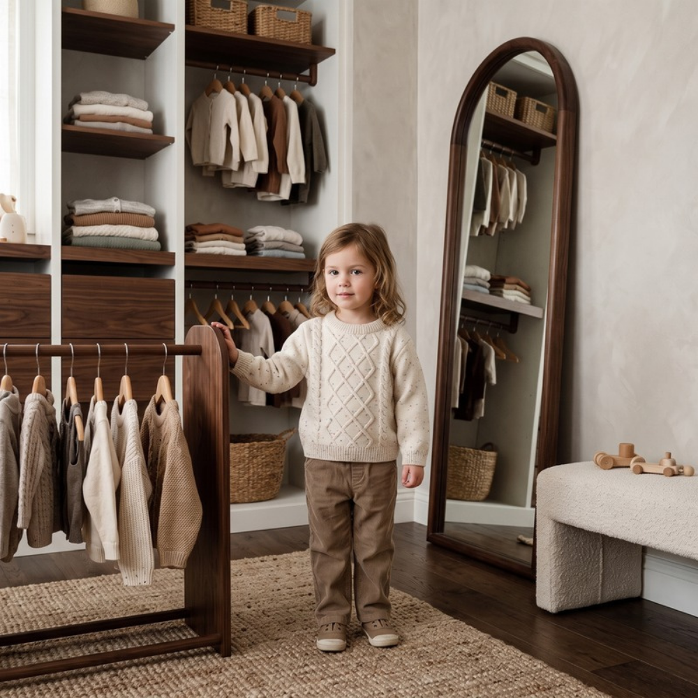 Lilo Girls Cable Knit Jumper - Oatmeal Speckle