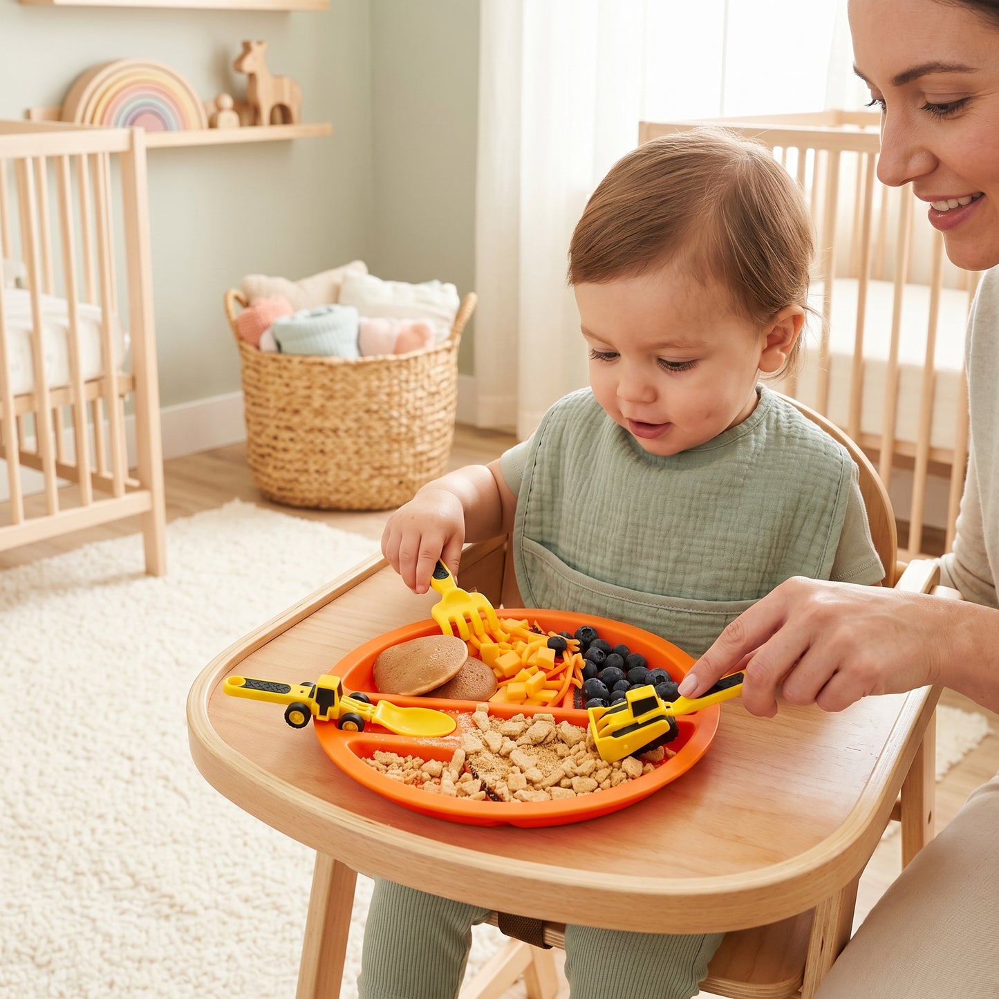 Baby Lilo Toddler Plate and Utensils