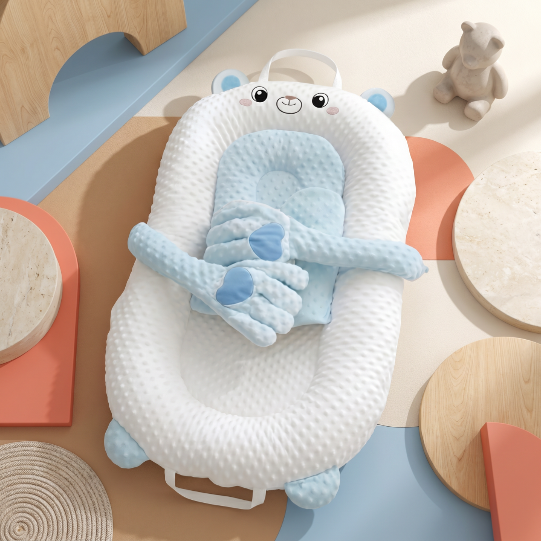 Newborn Nest Lounger Tummy Time Bed