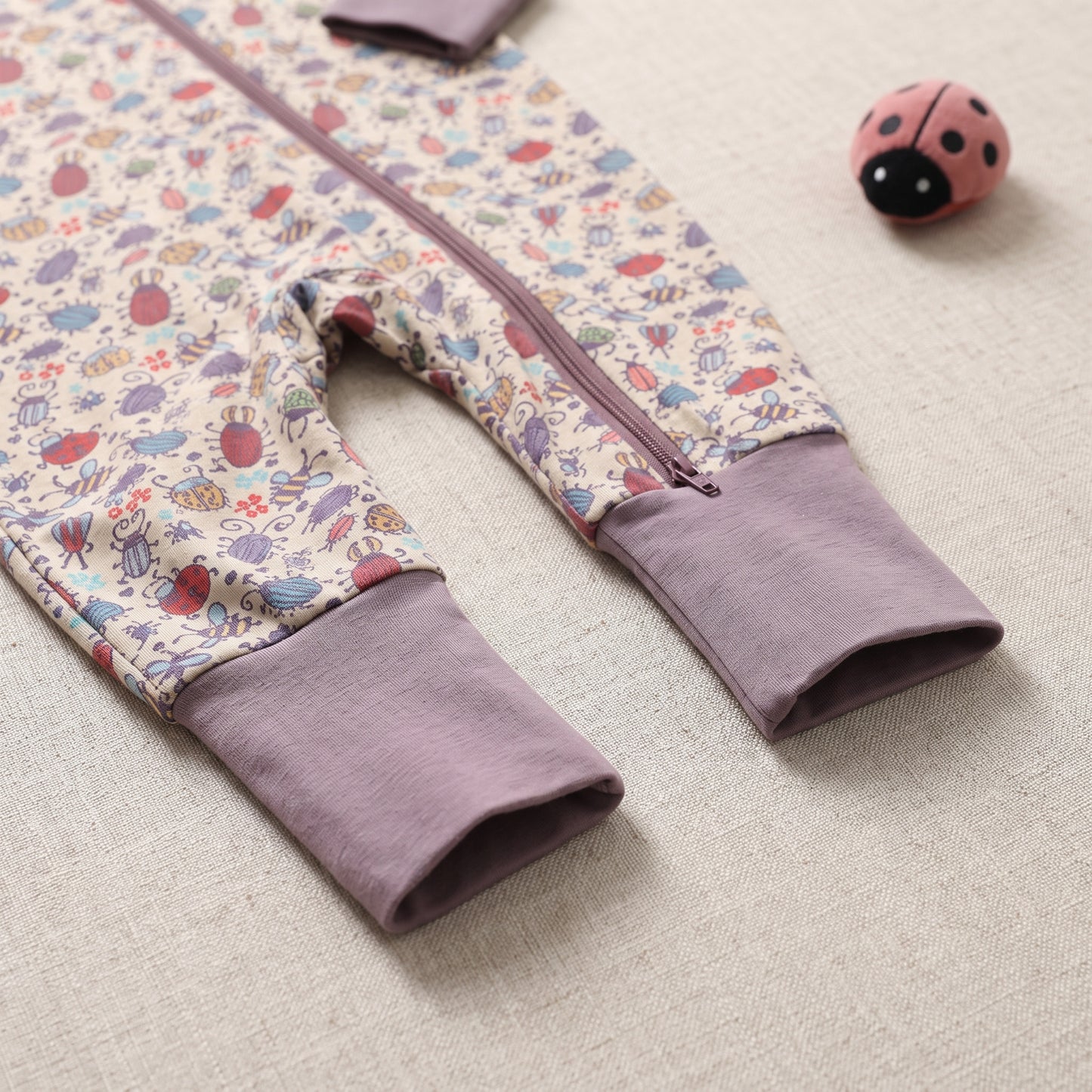 Bug Party Baby Zip Romper