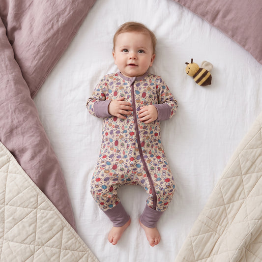 Bug Party Baby Zip Romper