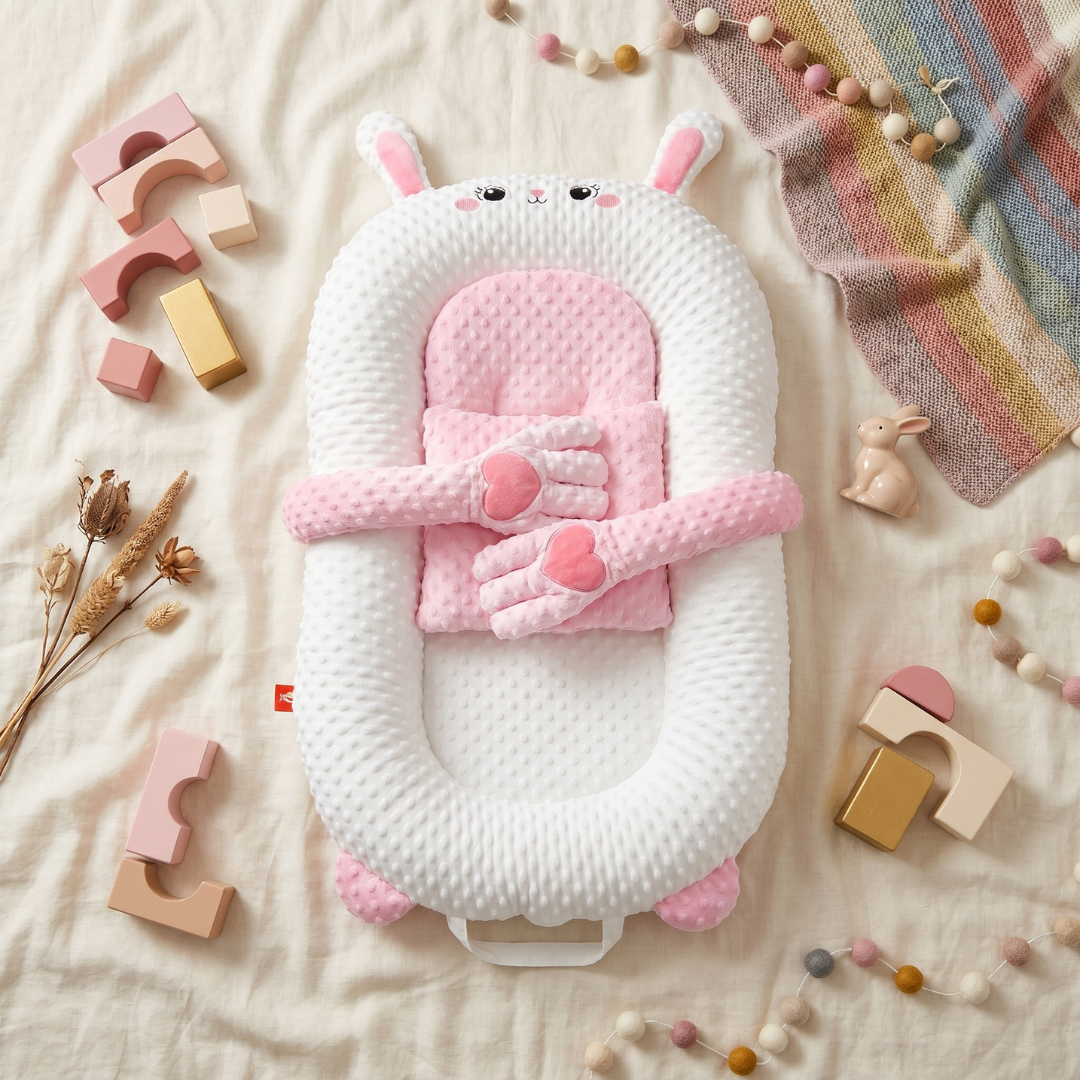 Newborn Nest Lounger Tummy Time Bed