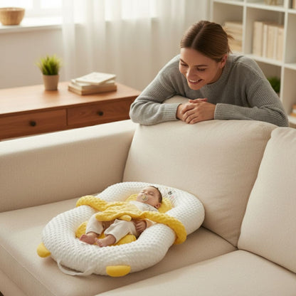 Newborn Nest Lounger Tummy Time Bed