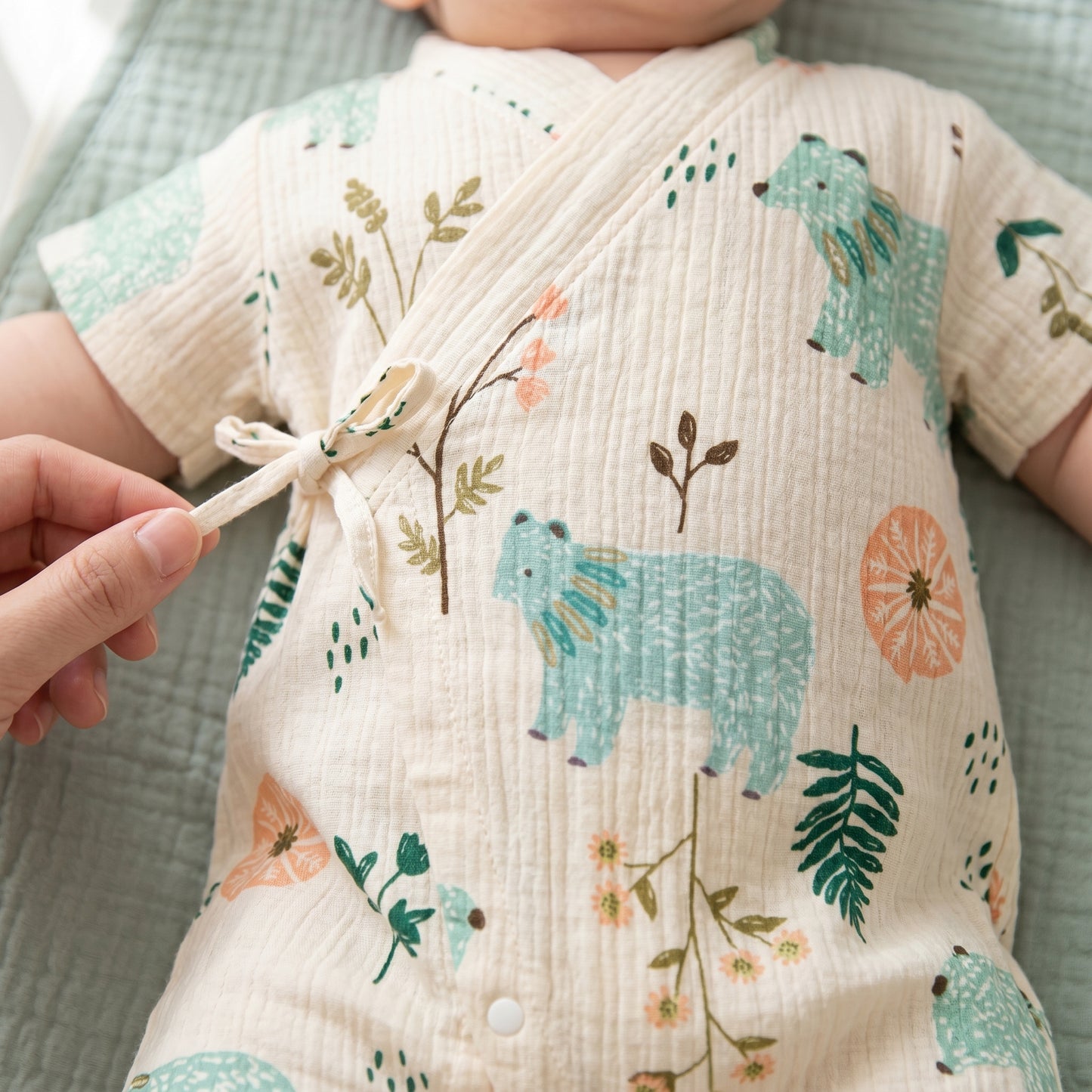 Baby Lilo Soft Ribbed Kimono