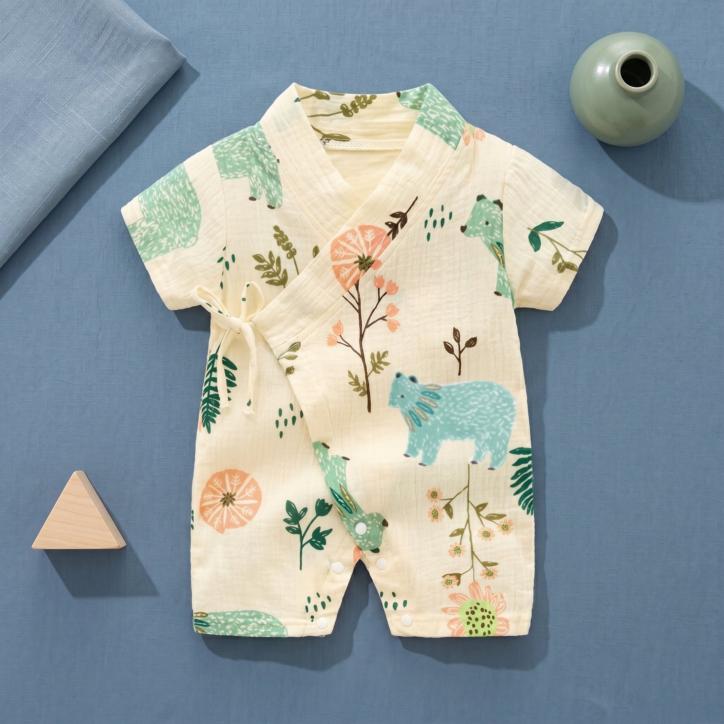 Baby Lilo Soft Ribbed Kimono