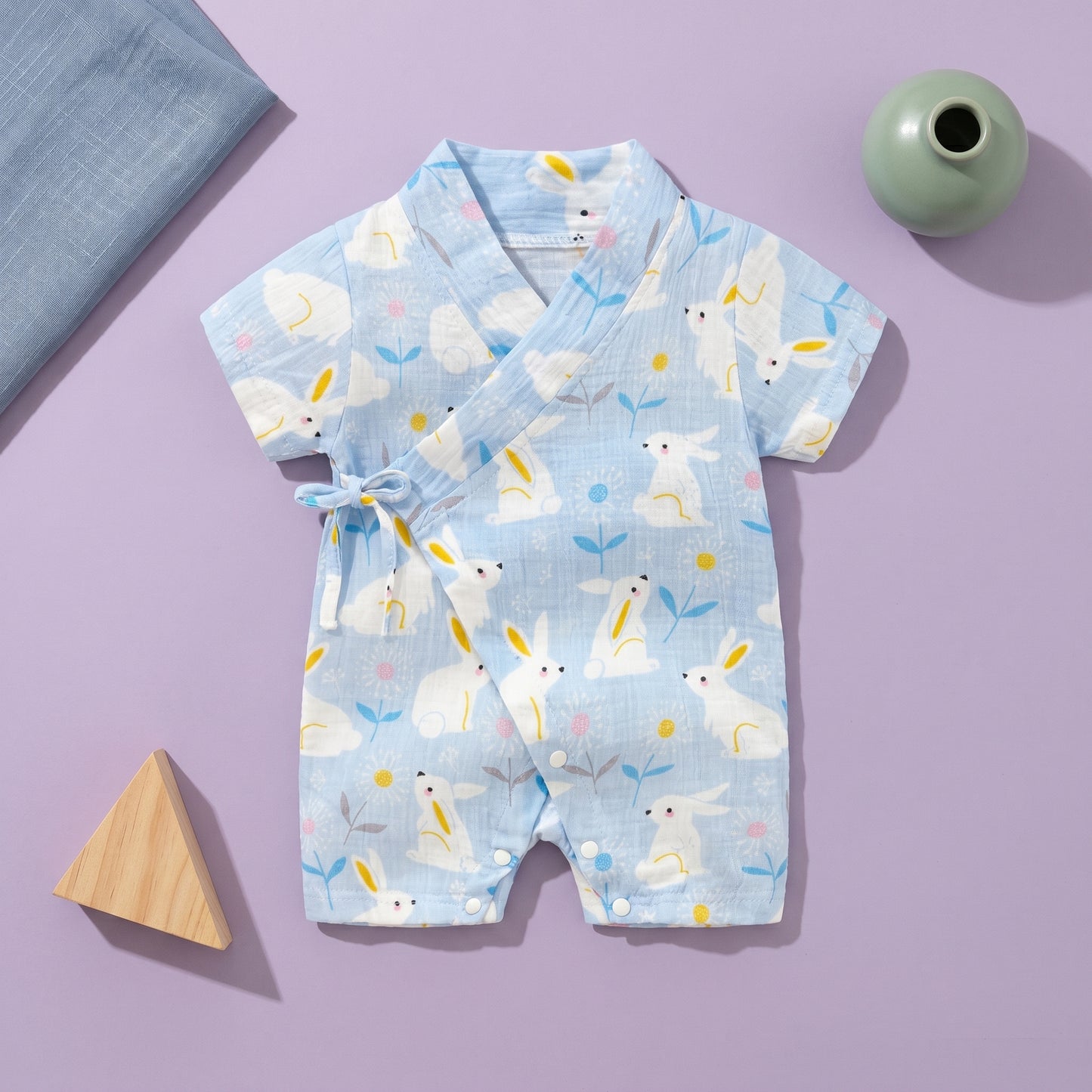 Baby Lilo Soft Ribbed Kimono