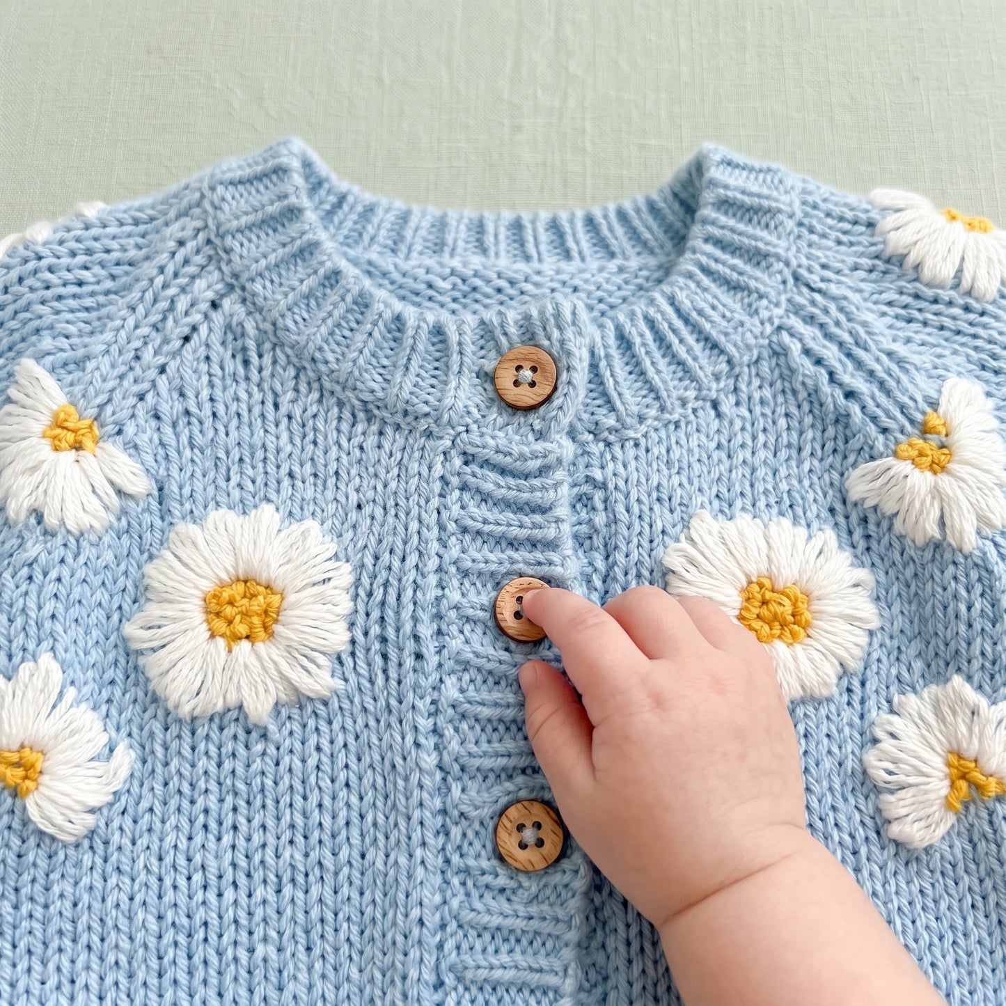 Baby Lilo Bloom Embroidery Cardigan