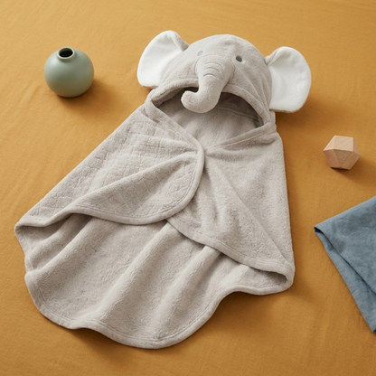 Animal Hooded Baby Bath Poncho