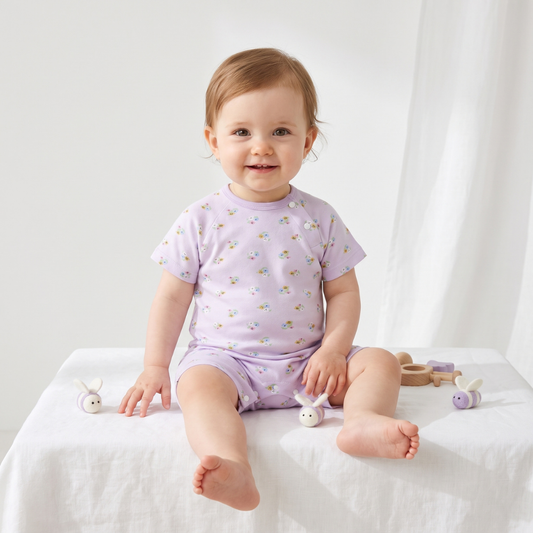 Lilo Baby Jumper in Lilac Bee