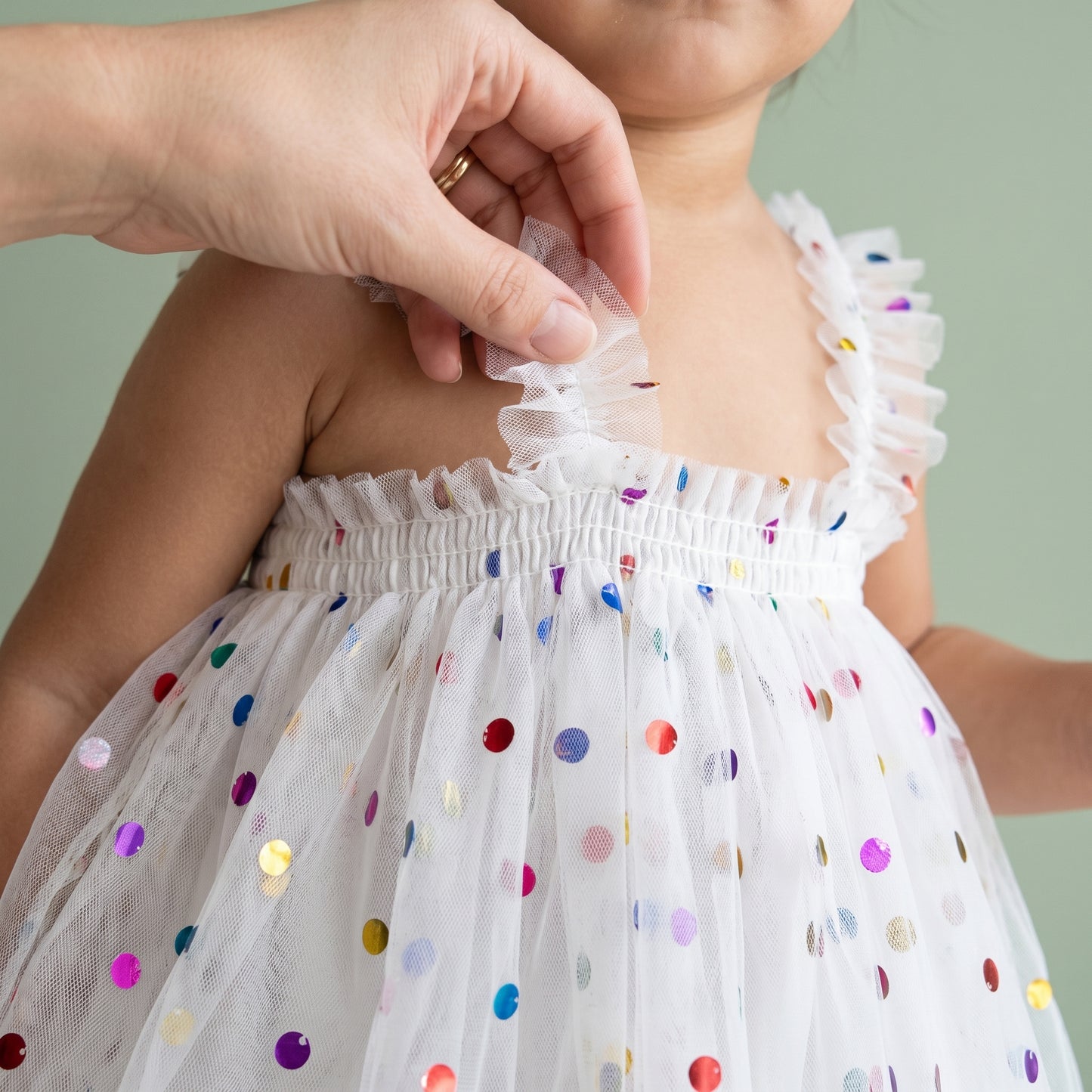 Baby Lilo Confetti Tulle Dress