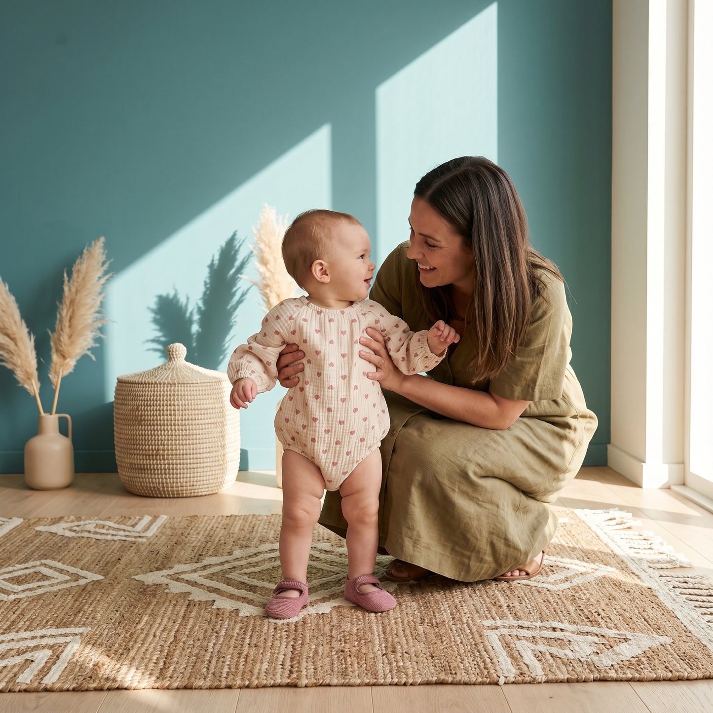 Baby Lilo Boho Print Romper