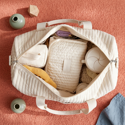 Diaper Bag with Shoulder Strap and Pockets