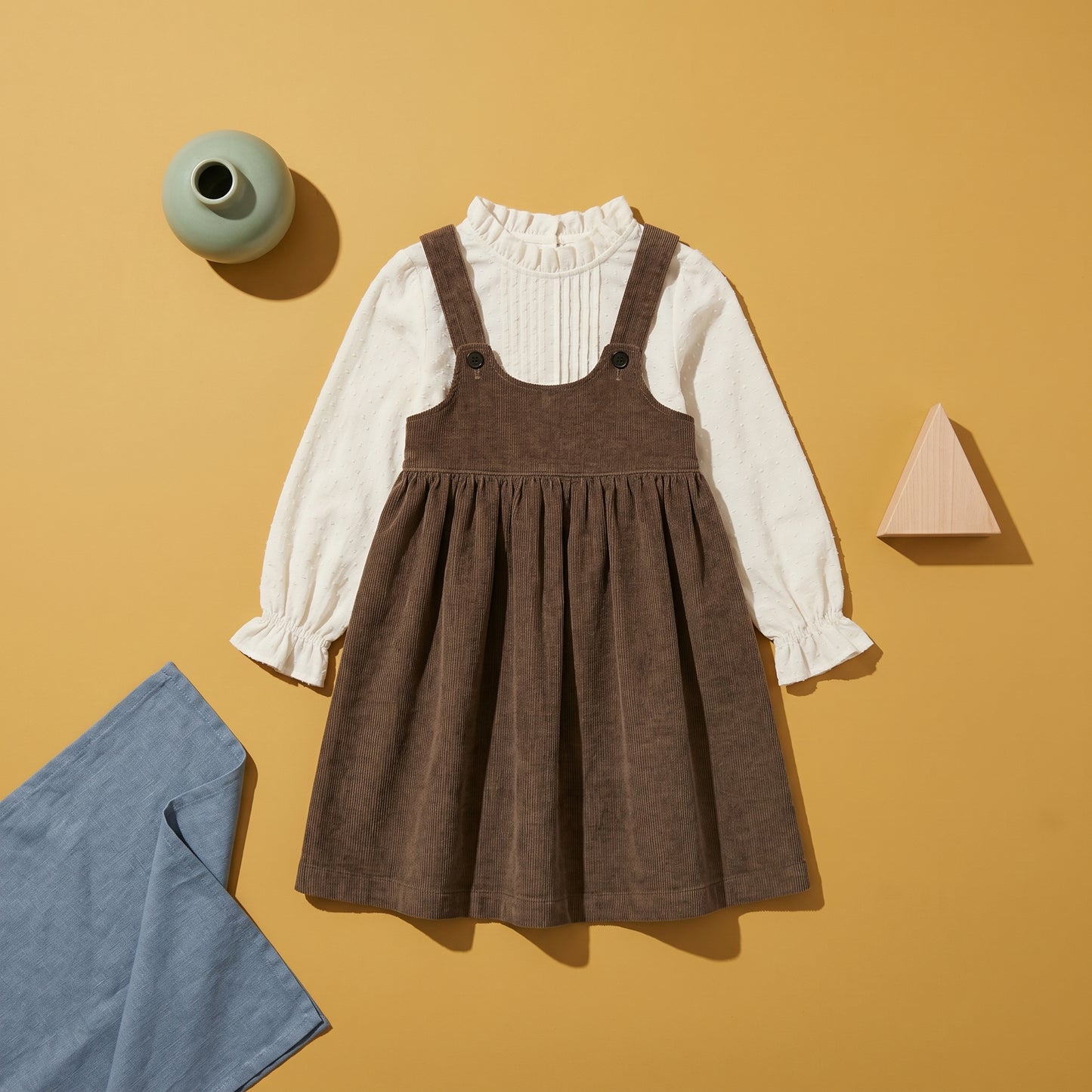 Baby Lilo Retro Corduroy Dress