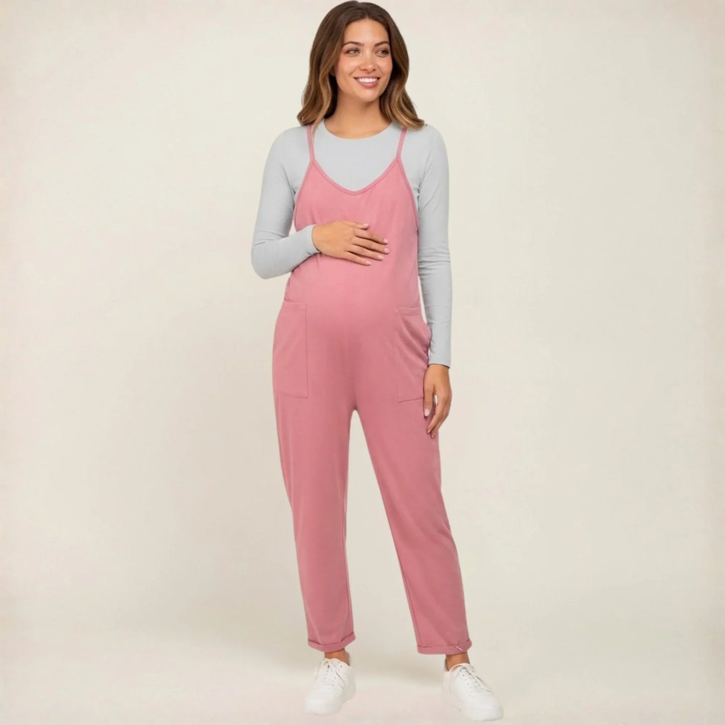 Eloise Oversized Maternity Jumpsuit