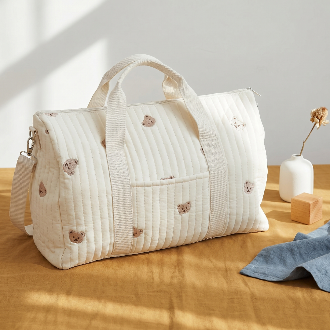 Diaper Bag with Shoulder Strap and Pockets