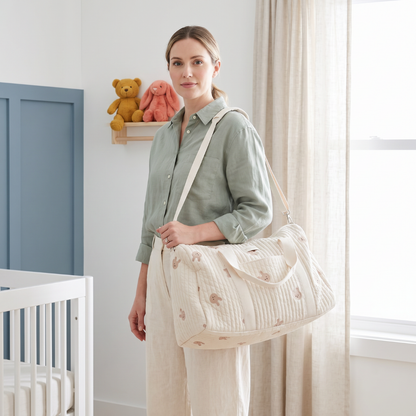 Diaper Bag with Shoulder Strap and Pockets
