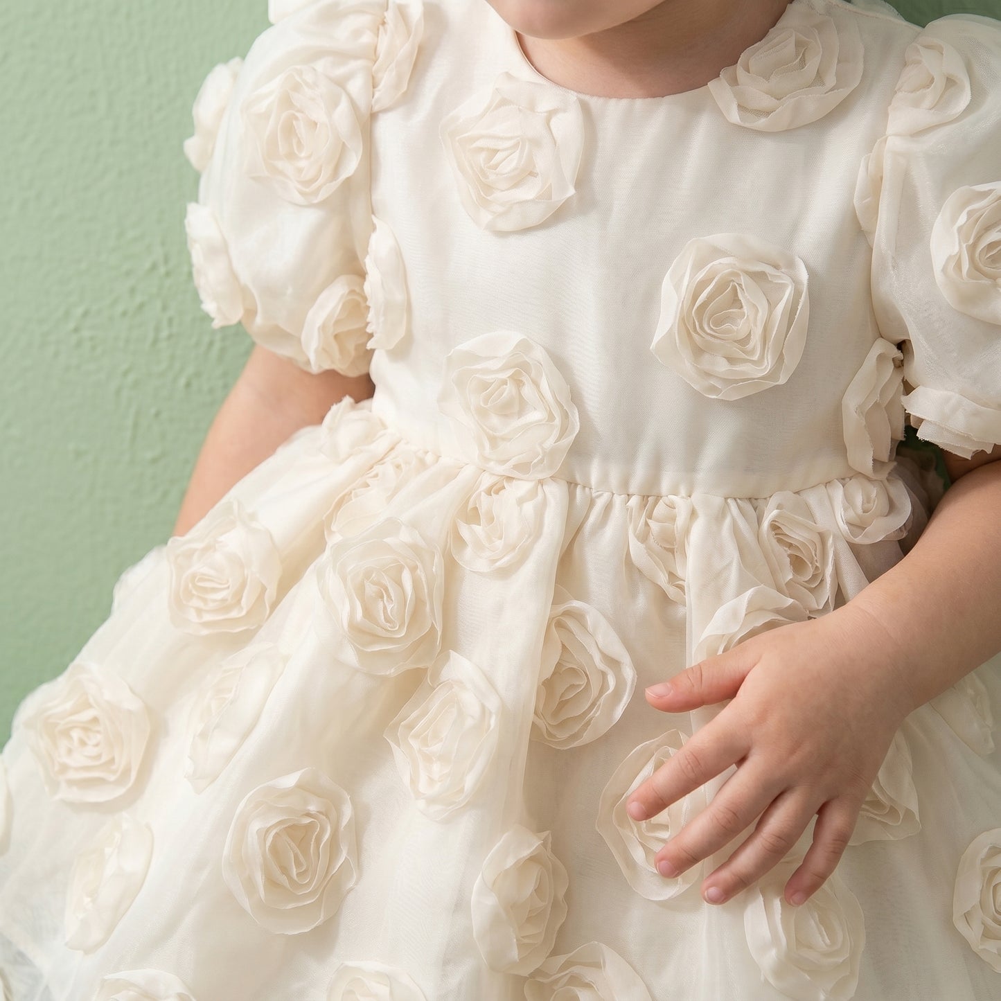 Baby Lilo Floral Big Bow Girls Dress