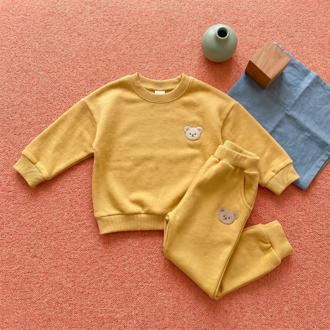 Bear Pants and Sweatshirt Set