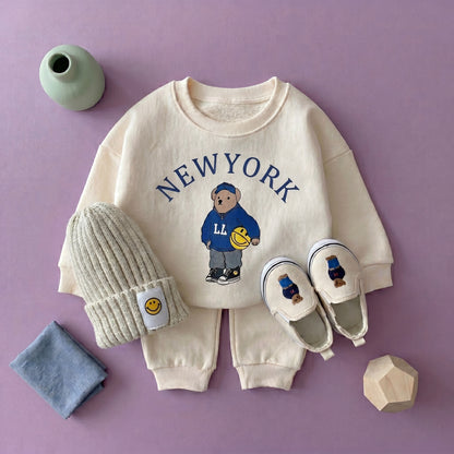 Baby Lilo Cotton Hoodie and Pants Baby Set