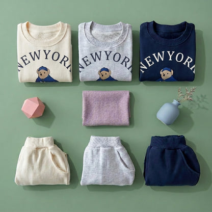 Baby Lilo Cotton Hoodie and Pants Baby Set