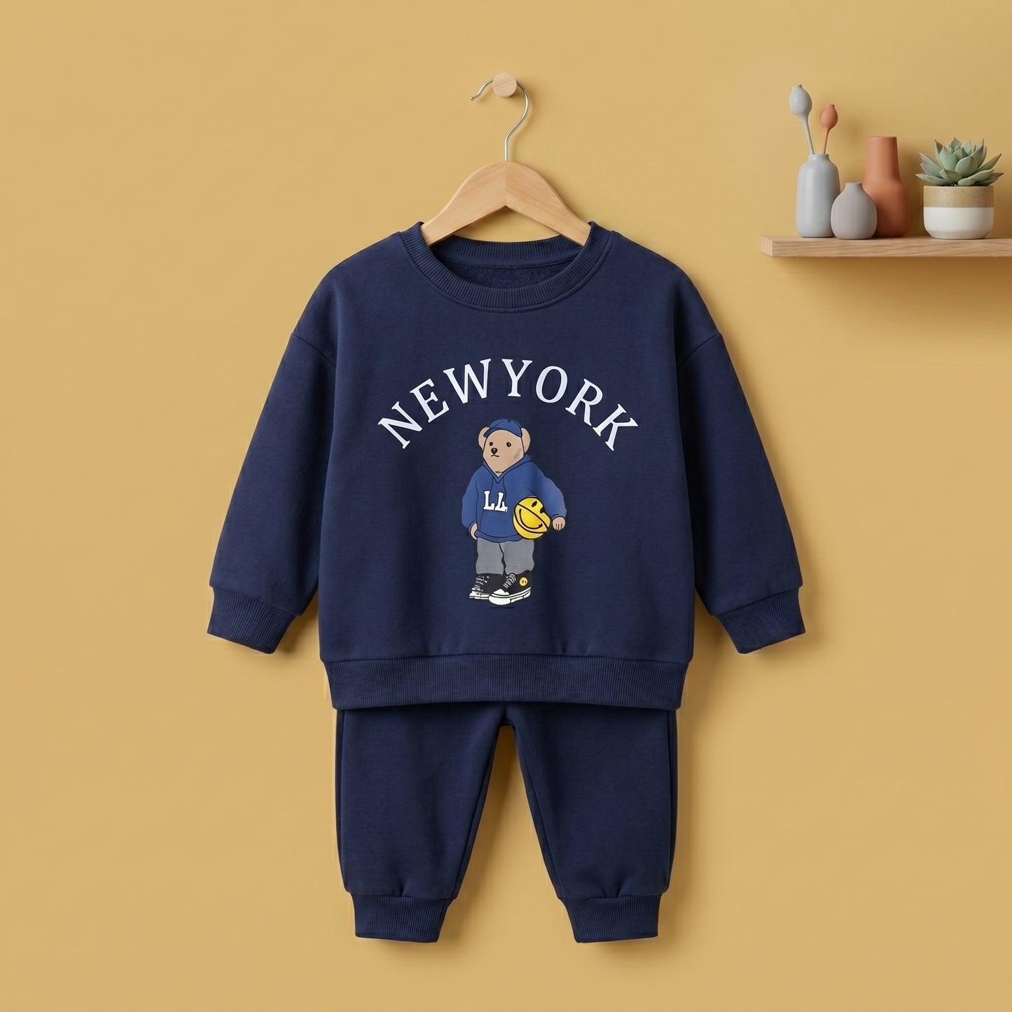 Baby Lilo Cotton Hoodie and Pants Baby Set