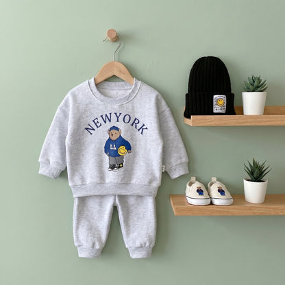 Baby Lilo Cotton Hoodie and Pants Baby Set