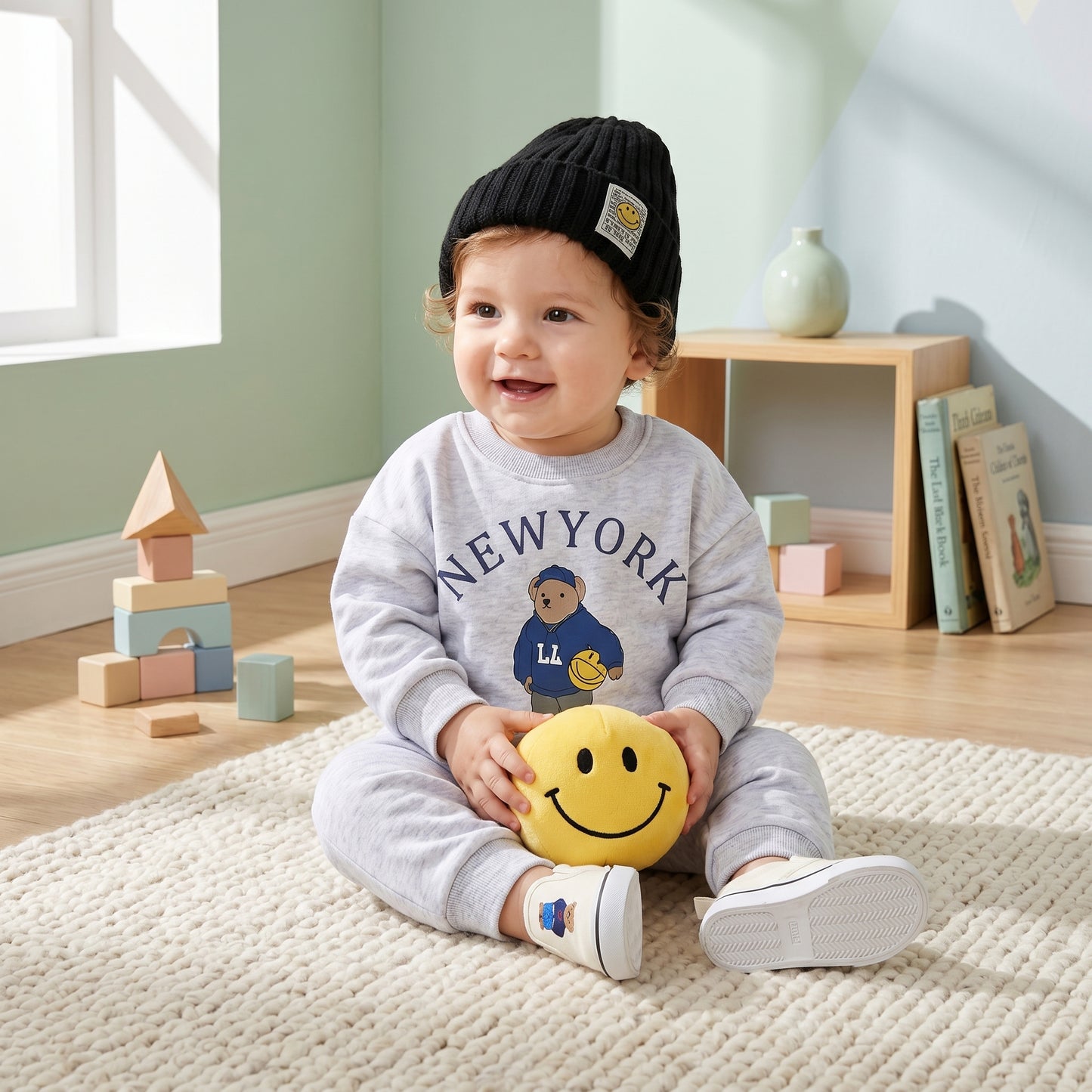 Baby Lilo Cotton Hoodie and Pants Baby Set