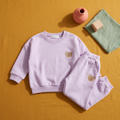 Bear Pants and Sweatshirt Set