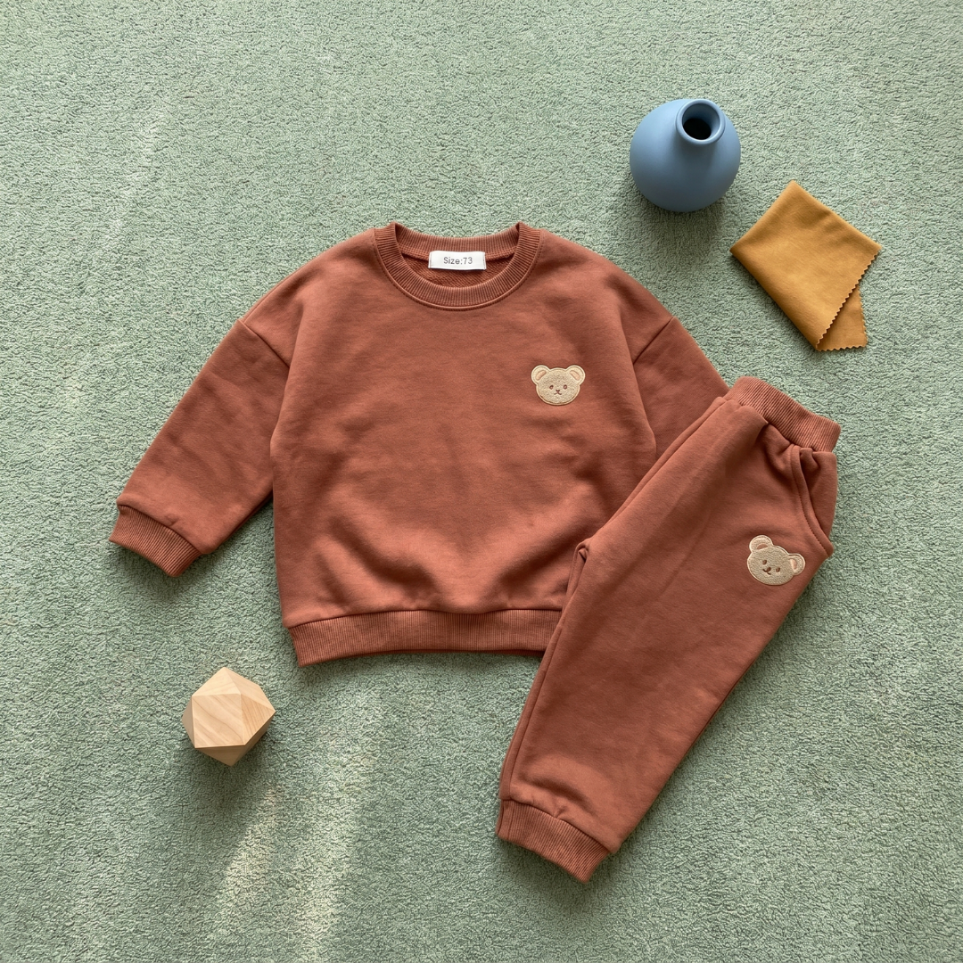 Bear Pants and Sweatshirt Set