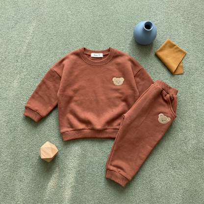 Bear Pants and Sweatshirt Set