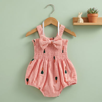 Baby Lilo Cotton Linen Baby Summer Romper Set