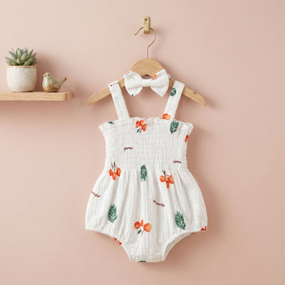 Baby Lilo Cotton Linen Baby Summer Romper Set