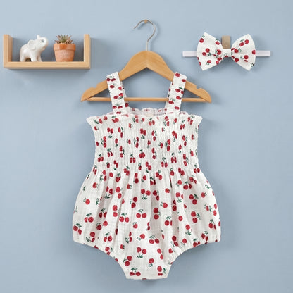 Baby Lilo Cotton Linen Baby Summer Romper Set