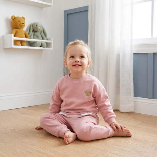 Bear Pants and Sweatshirt Set