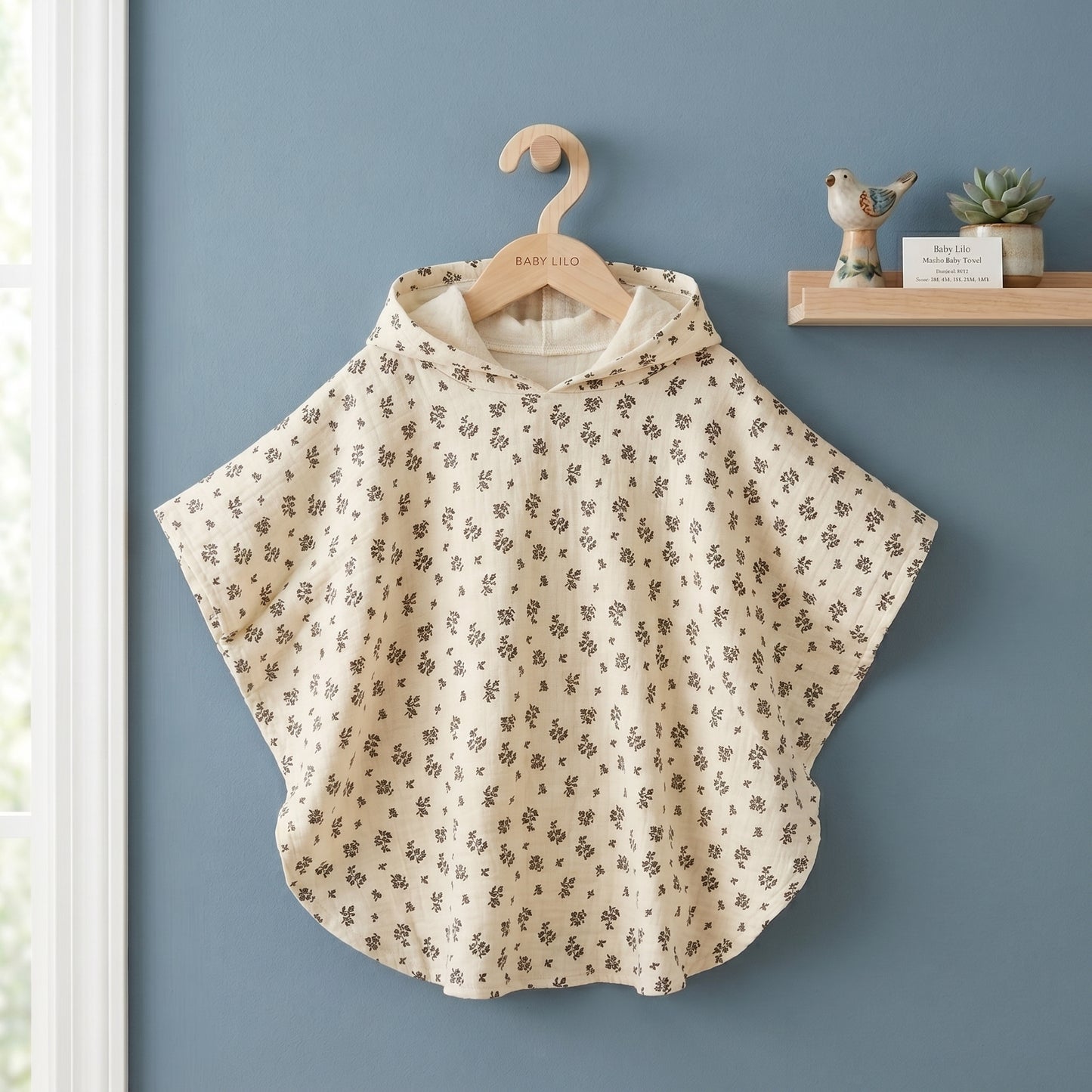 Baby Lilo Hooded Muslin Baby Towel