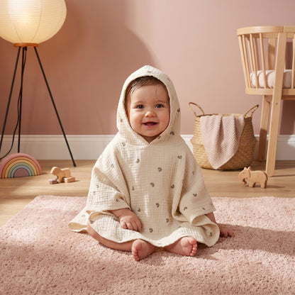 Baby Lilo Hooded Muslin Baby Towel
