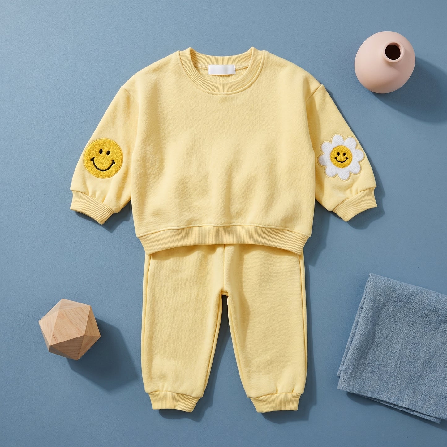 Baby Lilo Daisy Print Cotton Baby Set