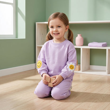 Baby Lilo Daisy Print Cotton Baby Set