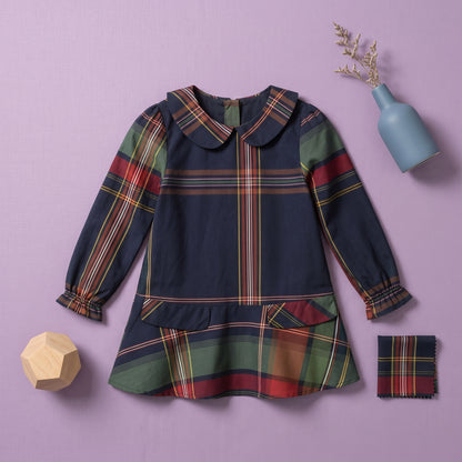 Baby Lilo Classic Plaid Cotton Girls Dress