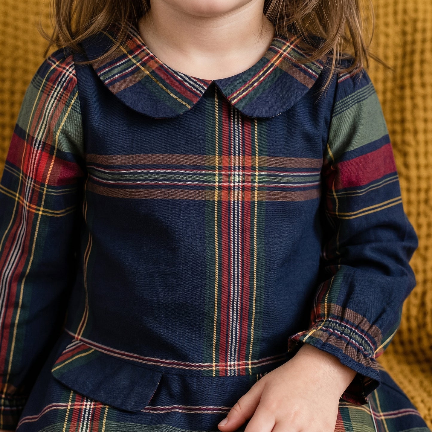 Baby Lilo Classic Plaid Cotton Girls Dress