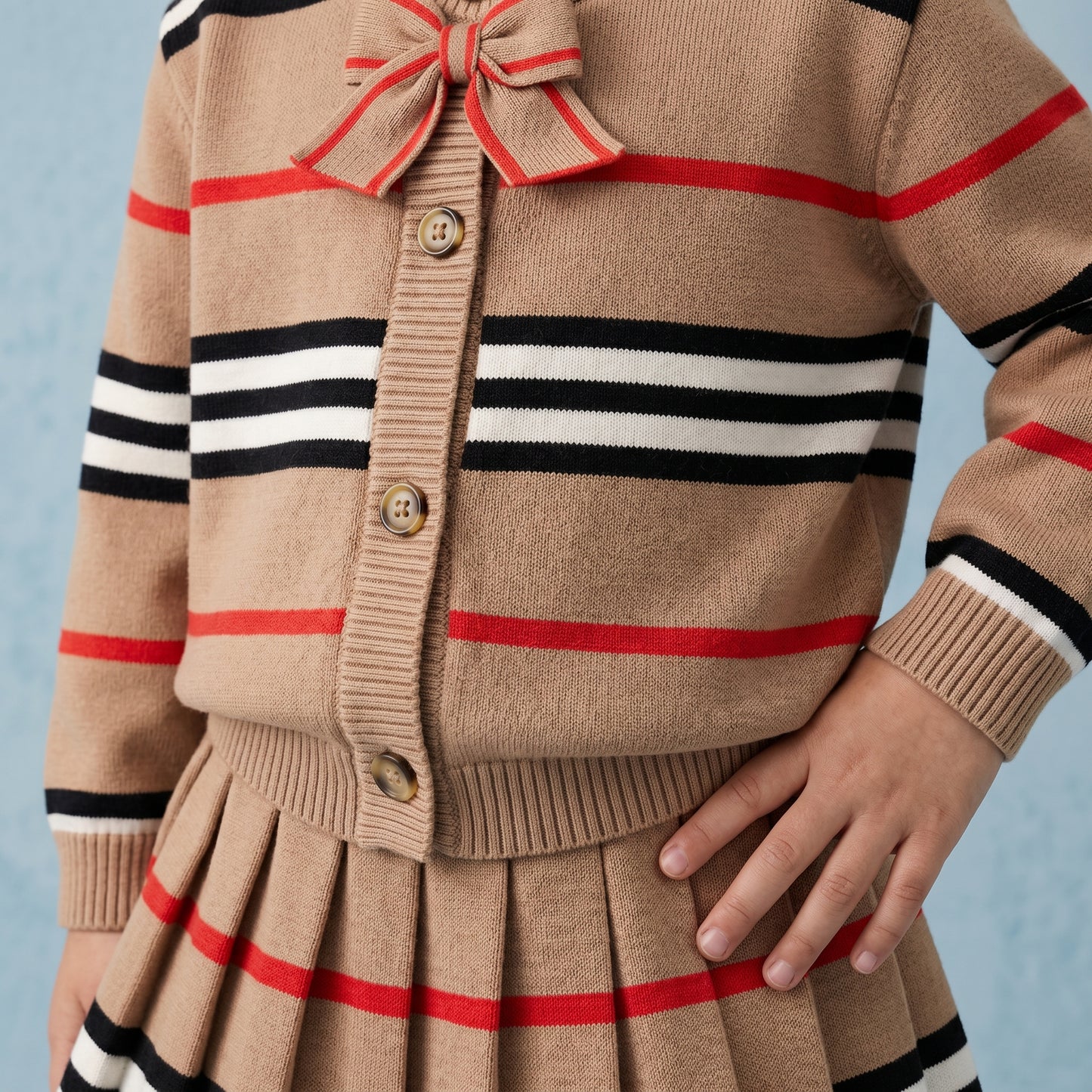 Baby Lilo Knit Cardigan and Skirt Girls Set