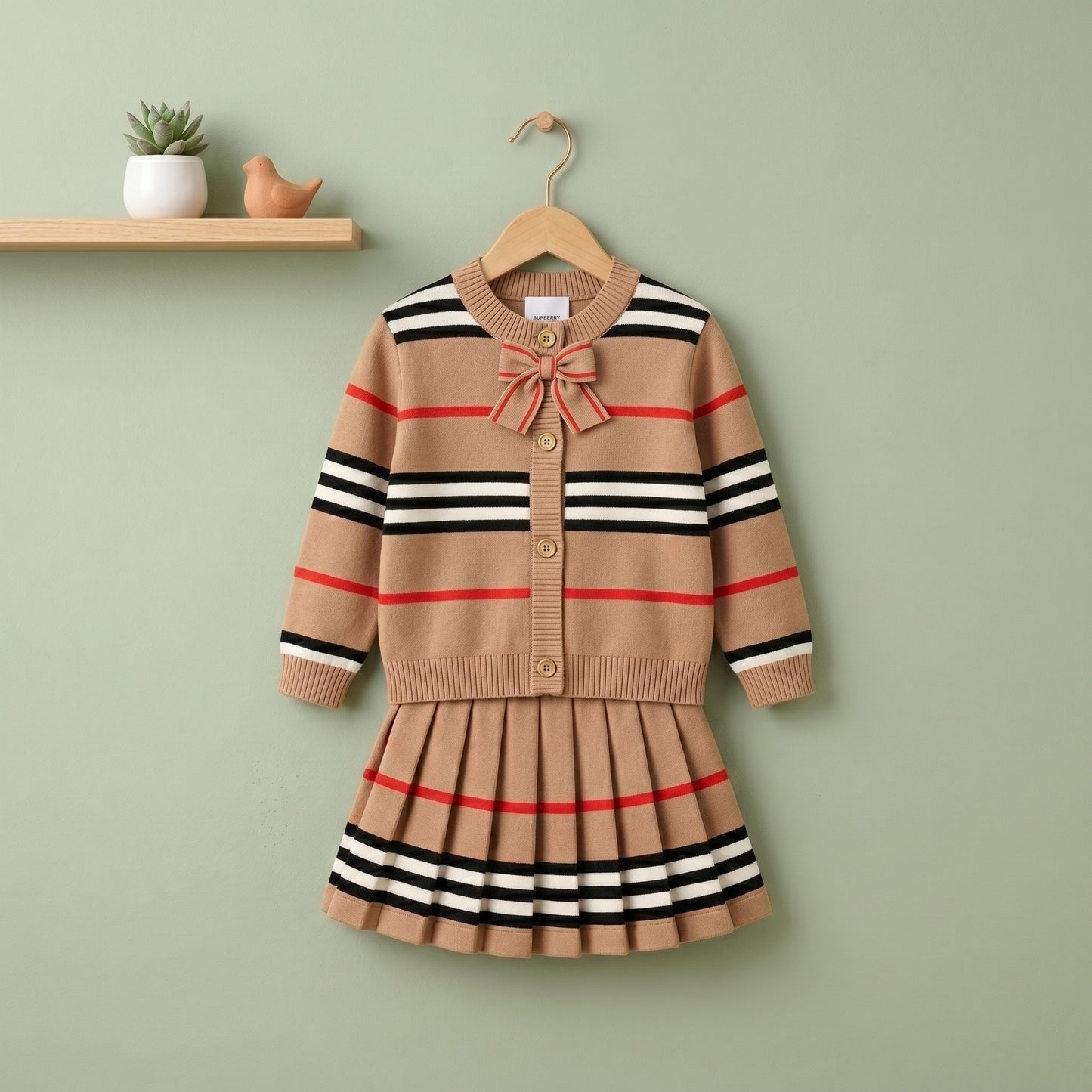 Baby Lilo Knit Cardigan and Skirt Girls Set