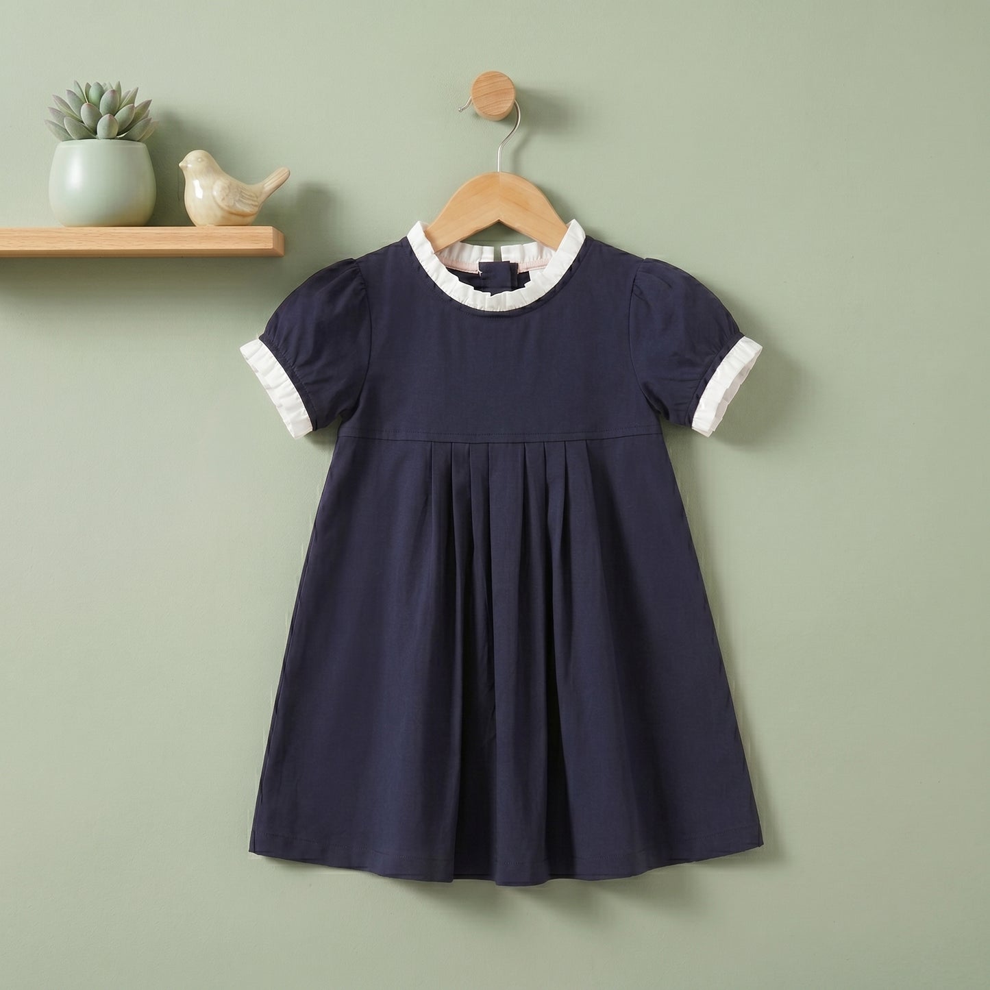 Baby Lilo Paris Print Cotton Girls Dress