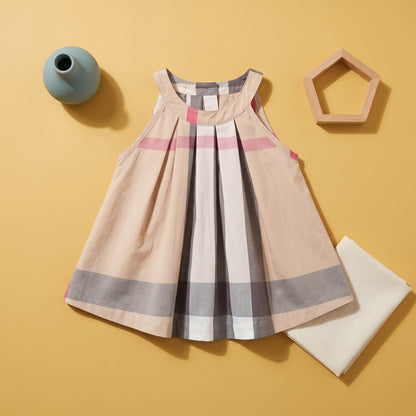 Baby Lilo Short Sleeve Tartan Girls Dress
