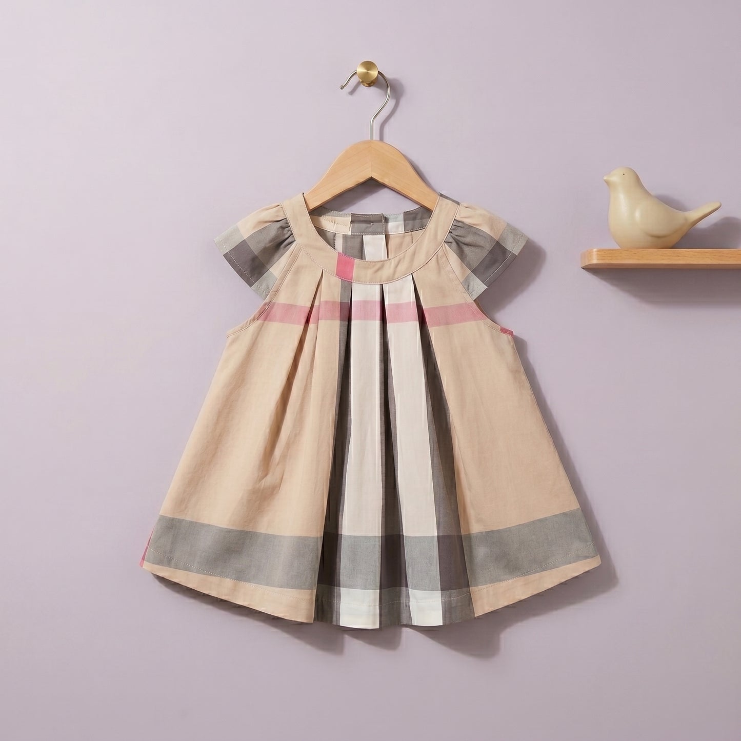 Baby Lilo Short Sleeve Tartan Girls Dress