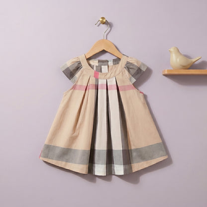 Baby Lilo Short Sleeve Tartan Girls Dress