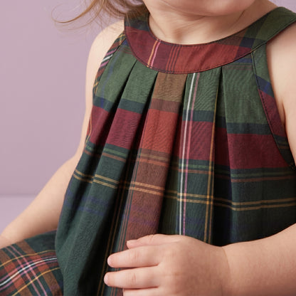 Baby Lilo Short Sleeve Tartan Girls Dress