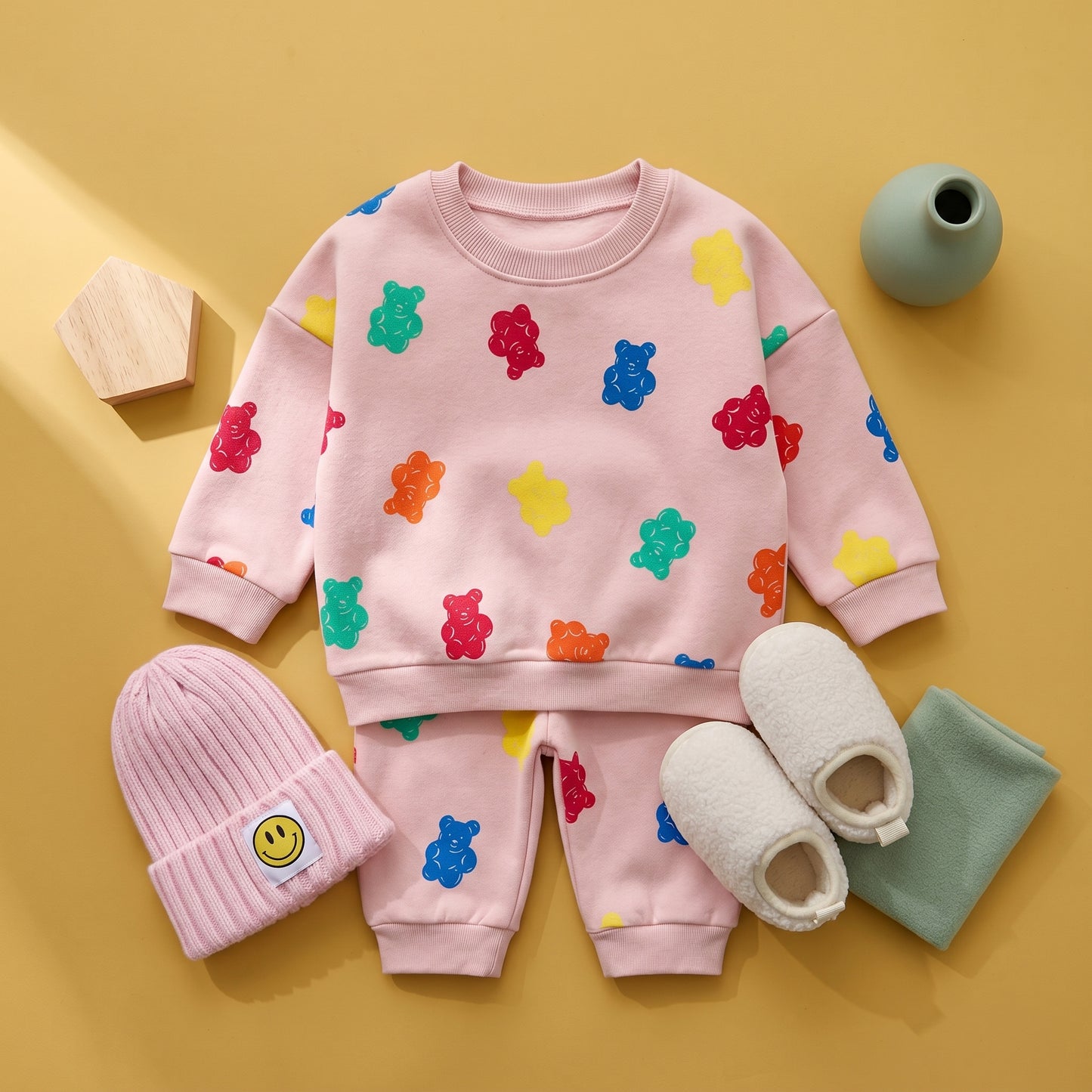 Baby Lilo Gummy Bear Fleece 2-Piece Baby Set